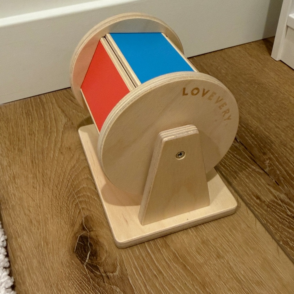 Lovevery Spinning Rainbow 5-6 Months Montessori colorful Wooden Learning Toy